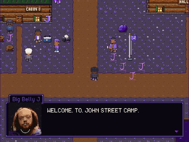 John Street camp